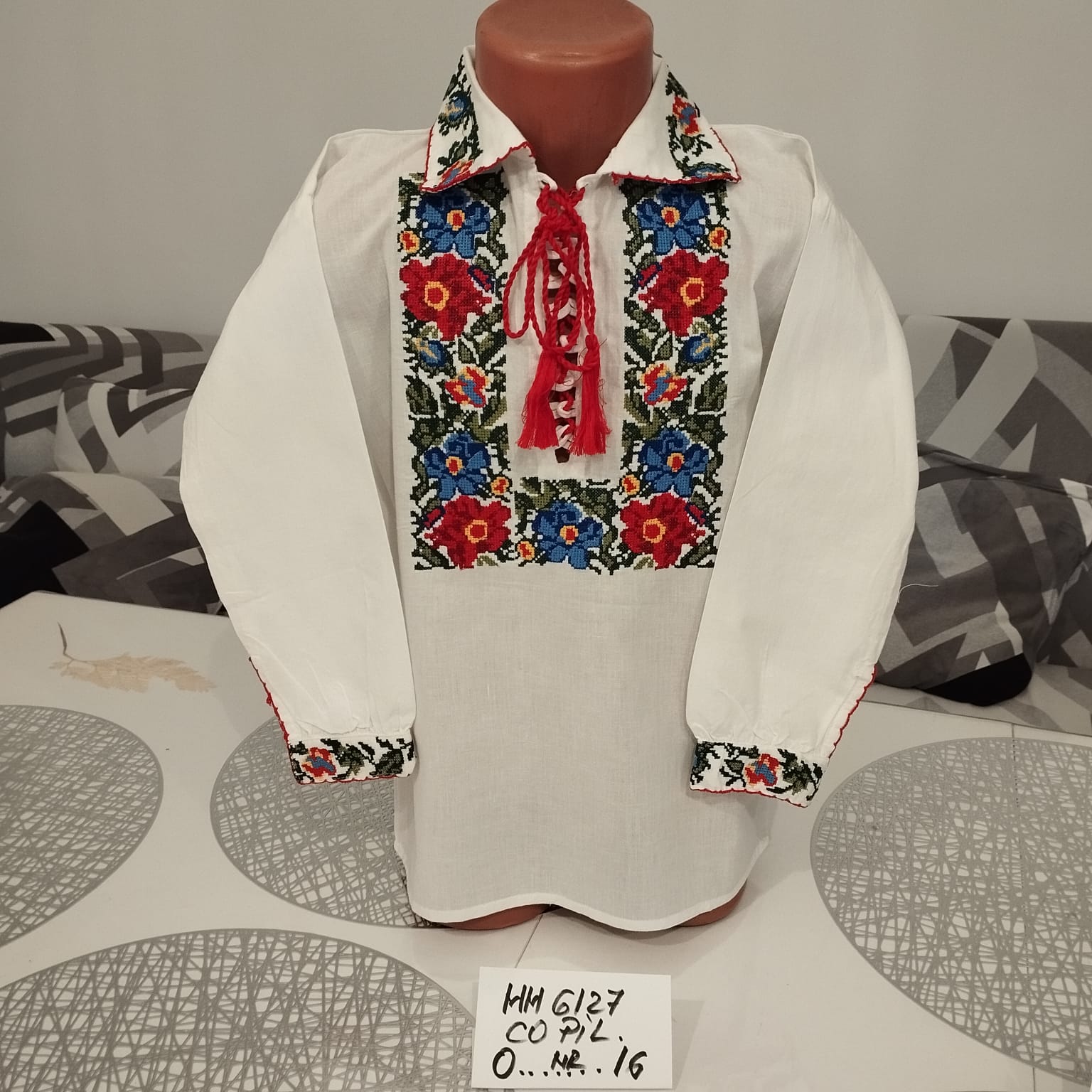 Cămașă copil tradițională Dumitraș